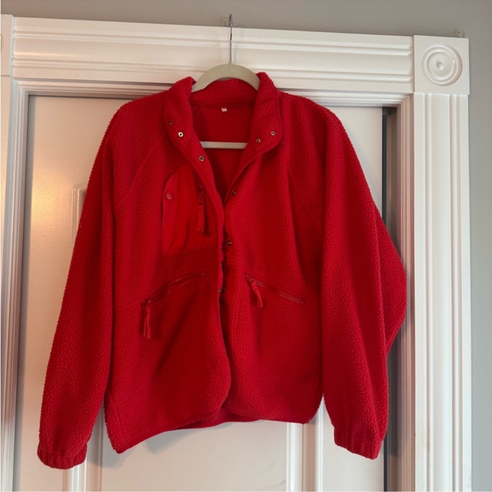 Red Fleece Jacket